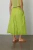 WYNNE COTTON EYELET MAXI SKIRT IN LIME sold by Velvet Tees