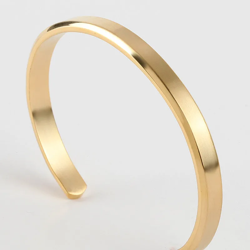 Mens Gold Cuff Bracelet sold by Vintage Gentlemen product image thumbnail 4