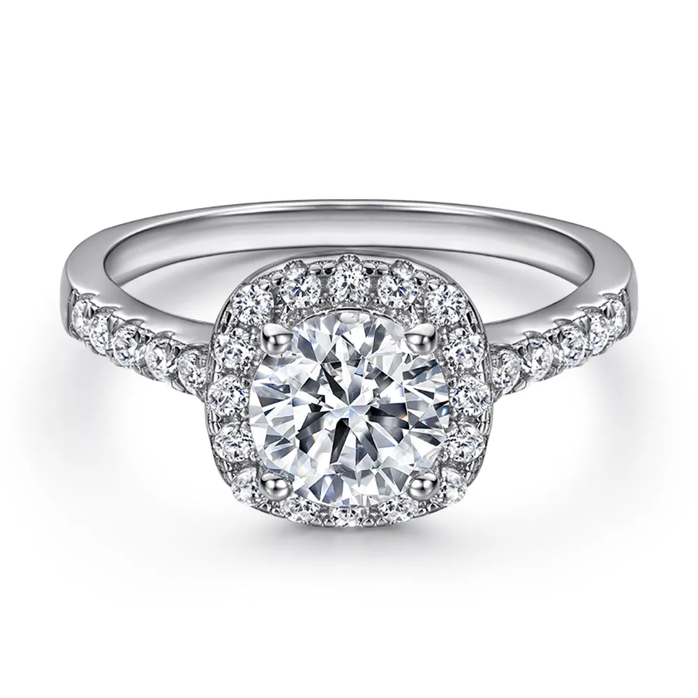 The Victoria - Silver Wedding Ring Set sold by Vintage Gentlemen product image thumbnail 4