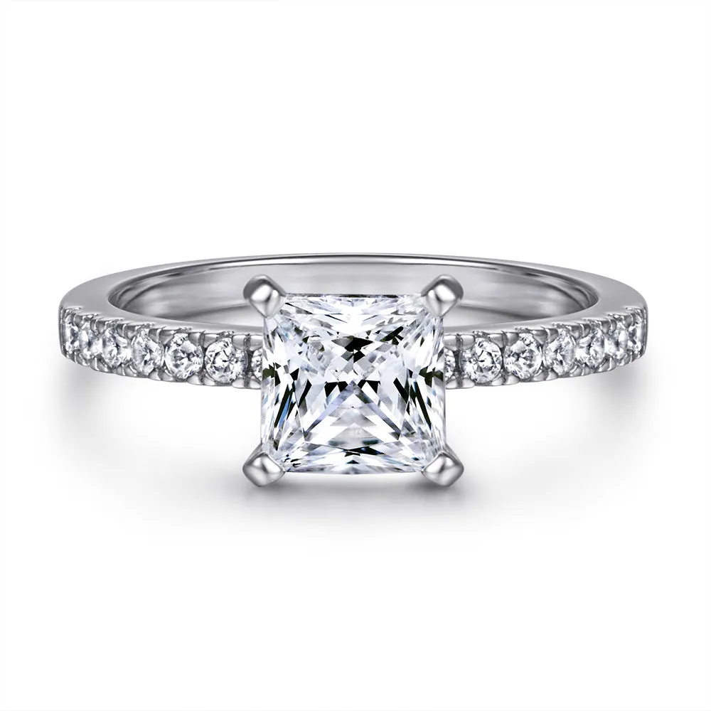 The Emma - Silver Wedding Ring Set sold by Vintage Gentlemen product image thumbnail 4