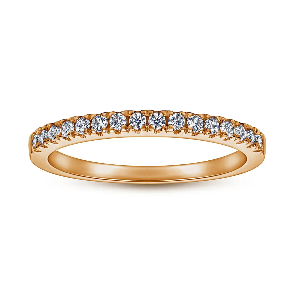 The Victoria - 18kt Rose Gold Wedding Ring Set sold by Vintage Gentlemen product image thumbnail 5