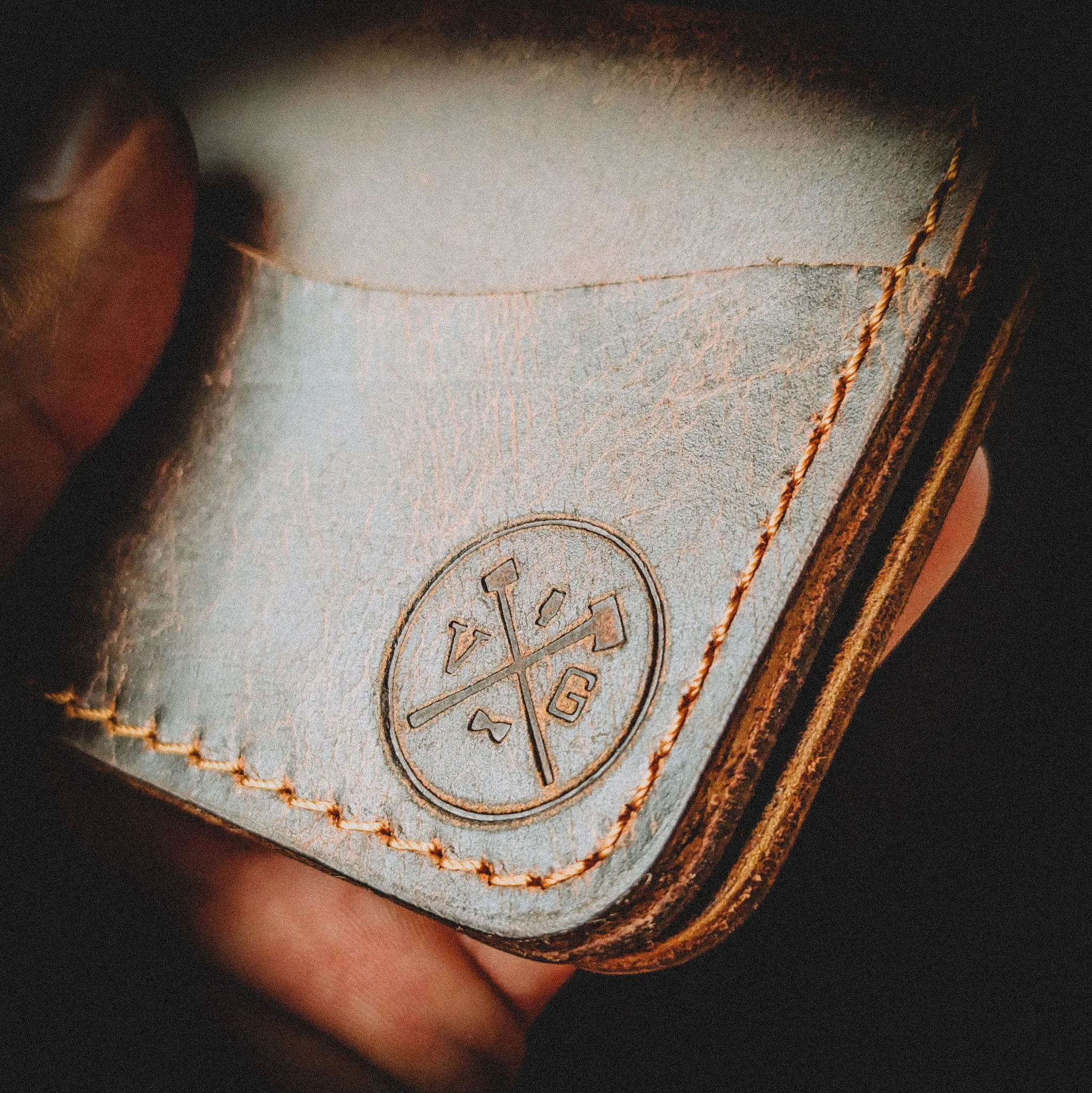 Buffalo Leather Bifold sold by Vintage Gentlemen product image thumbnail 2