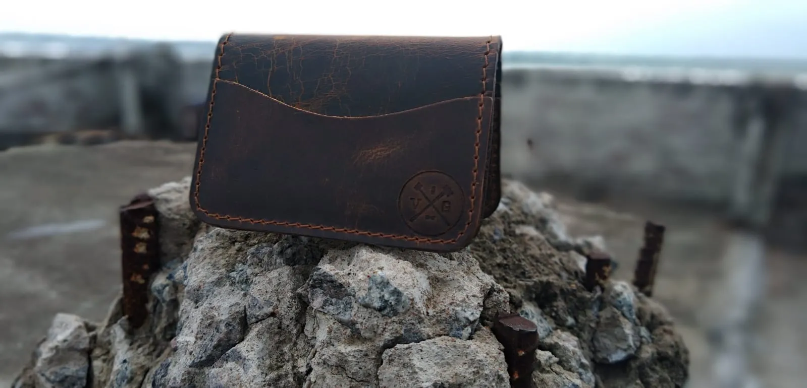 Buffalo Leather Bifold sold by Vintage Gentlemen product image thumbnail 3