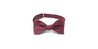 Navy And Red Buffalo Plaid Bow Tie sold by Vintage Gentlemen