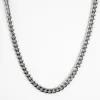 Classic Cuban Silver Chain - 5mm sold by Vintage Gentlemen