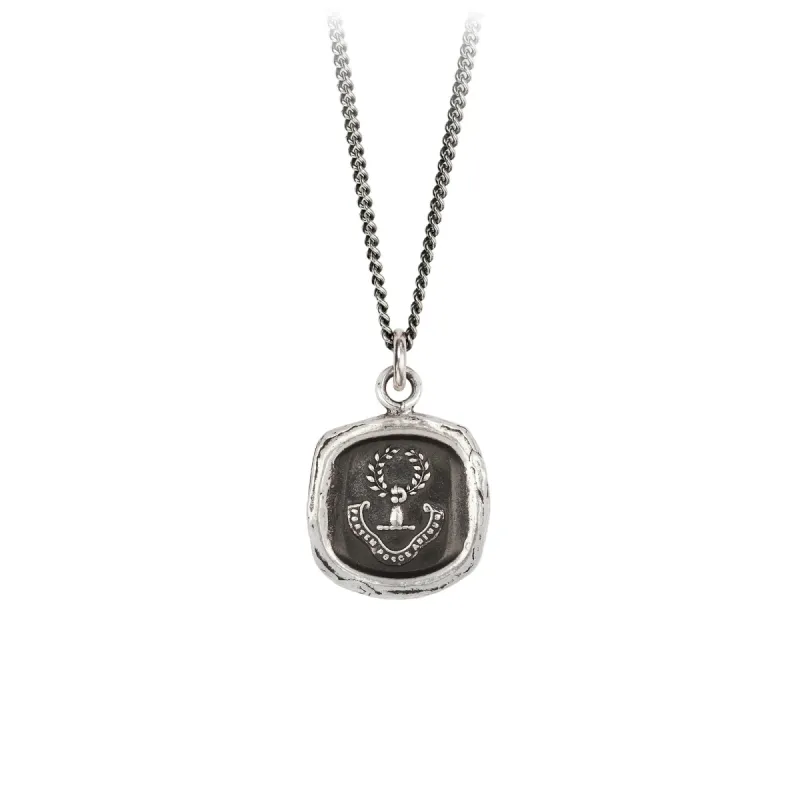 “Inner Strength” Silver Talisman sold by Vintage Gentlemen