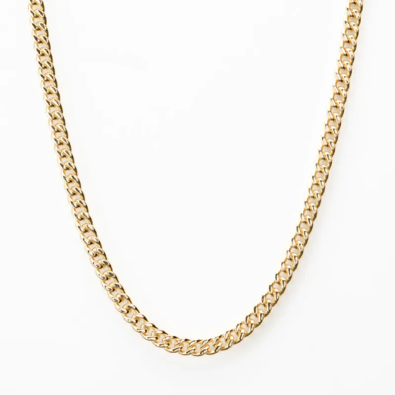 Luxury 14kt Gold Cuban Chain - 5mm sold by Vintage Gentlemen
