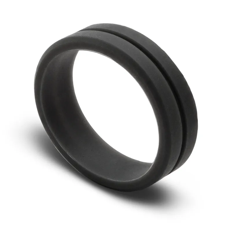 The "Ash" Silicone Ring sold by Vintage Gentlemen