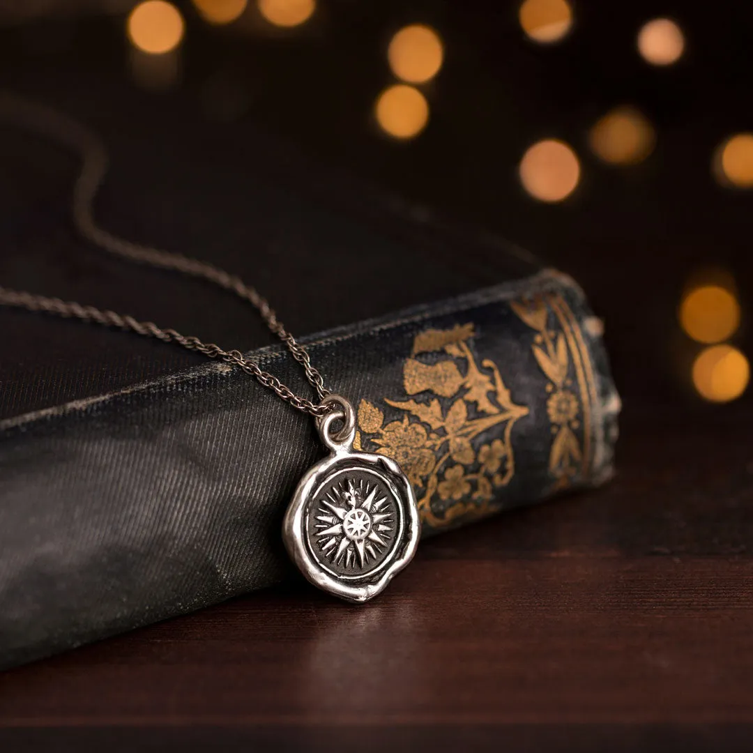 “Direction” Silver Talisman sold by Vintage Gentlemen