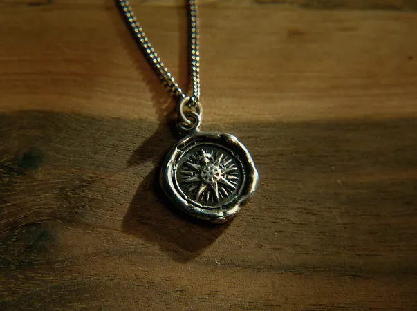 “Direction” Silver Talisman sold by Vintage Gentlemen product image thumbnail 2