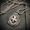 Men's Necklace with Wax Seal Cross, Unisex Jewelry, Chain length in 20 or 24 inches ST-035 sold by Vintage Gentlemen