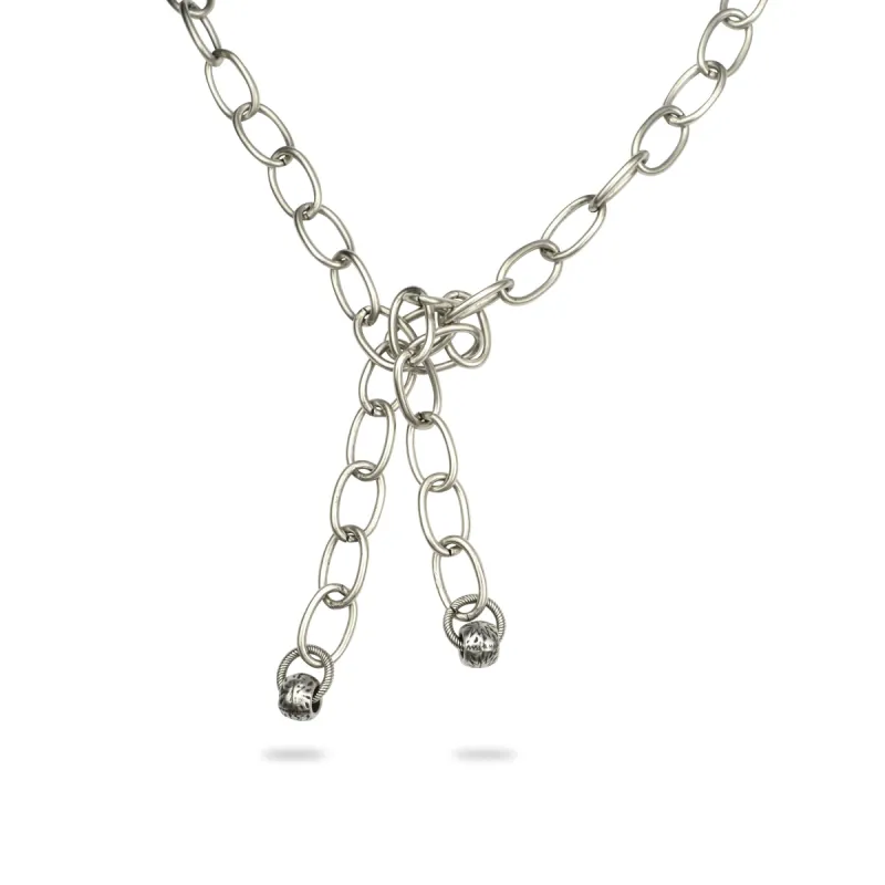 Celine Lariat - Silver sold by Vintage Gentlemen