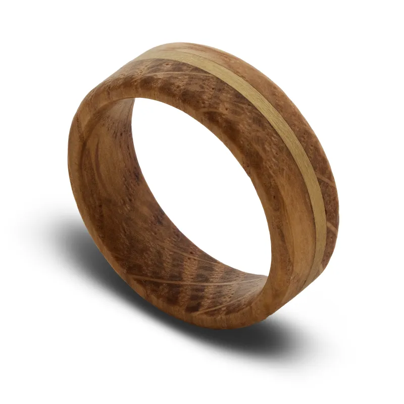 The “Whiskey River” Ring made by Vintage Gentlemen