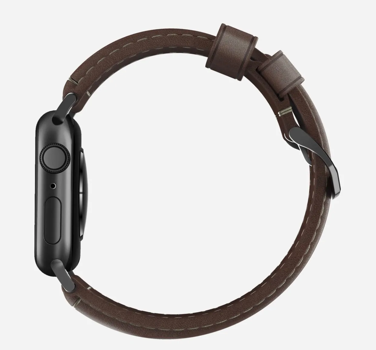 Traditional Leather Apple Watch Strap sold by Vintage Gentlemen product image thumbnail 5