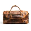 The “Hemingway” Buffalo Leather Duffle Bag sold by Vintage Gentlemen