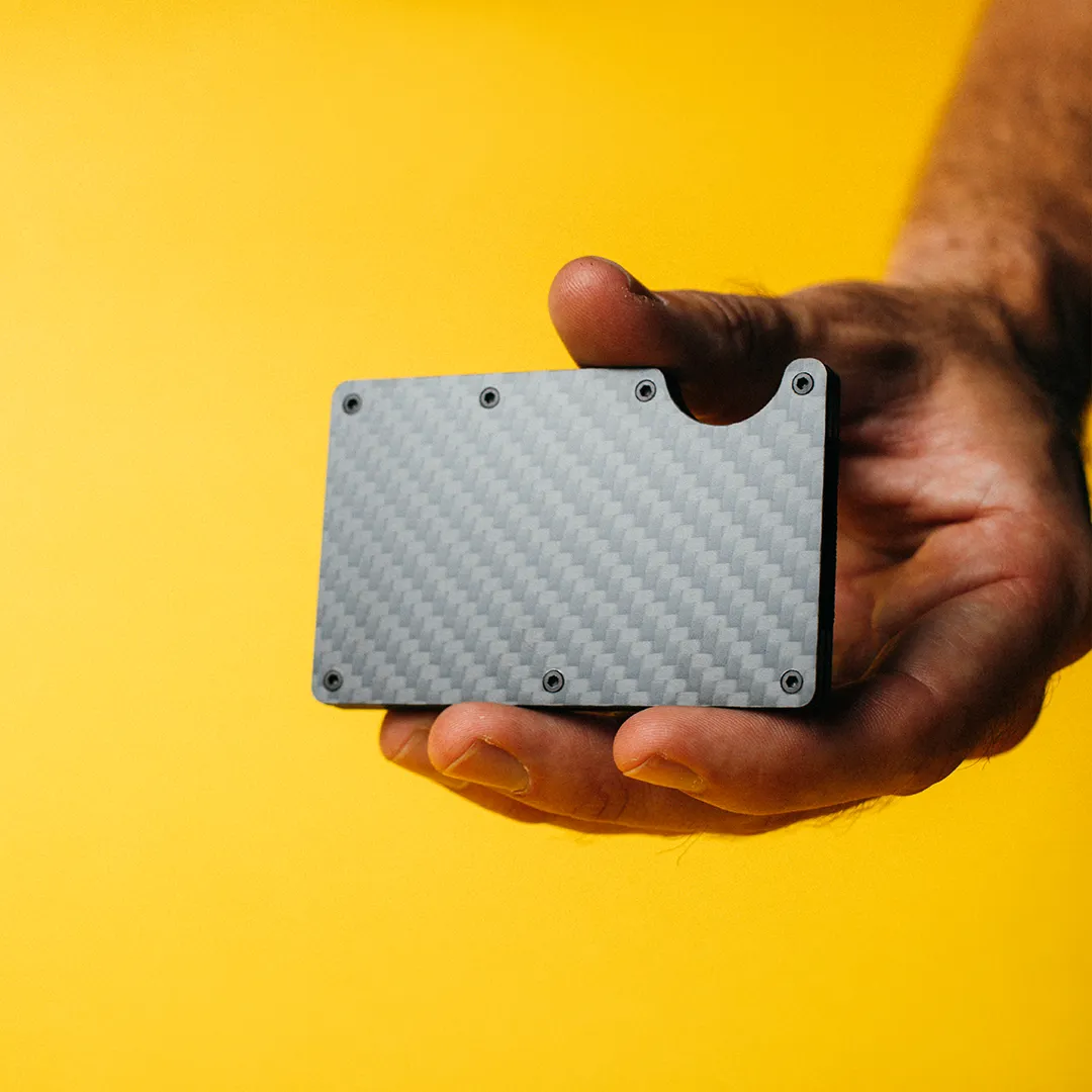 Carbon Fiber Wallet With RFID Blocking Protection sold by Vintage Gentlemen product image thumbnail 2