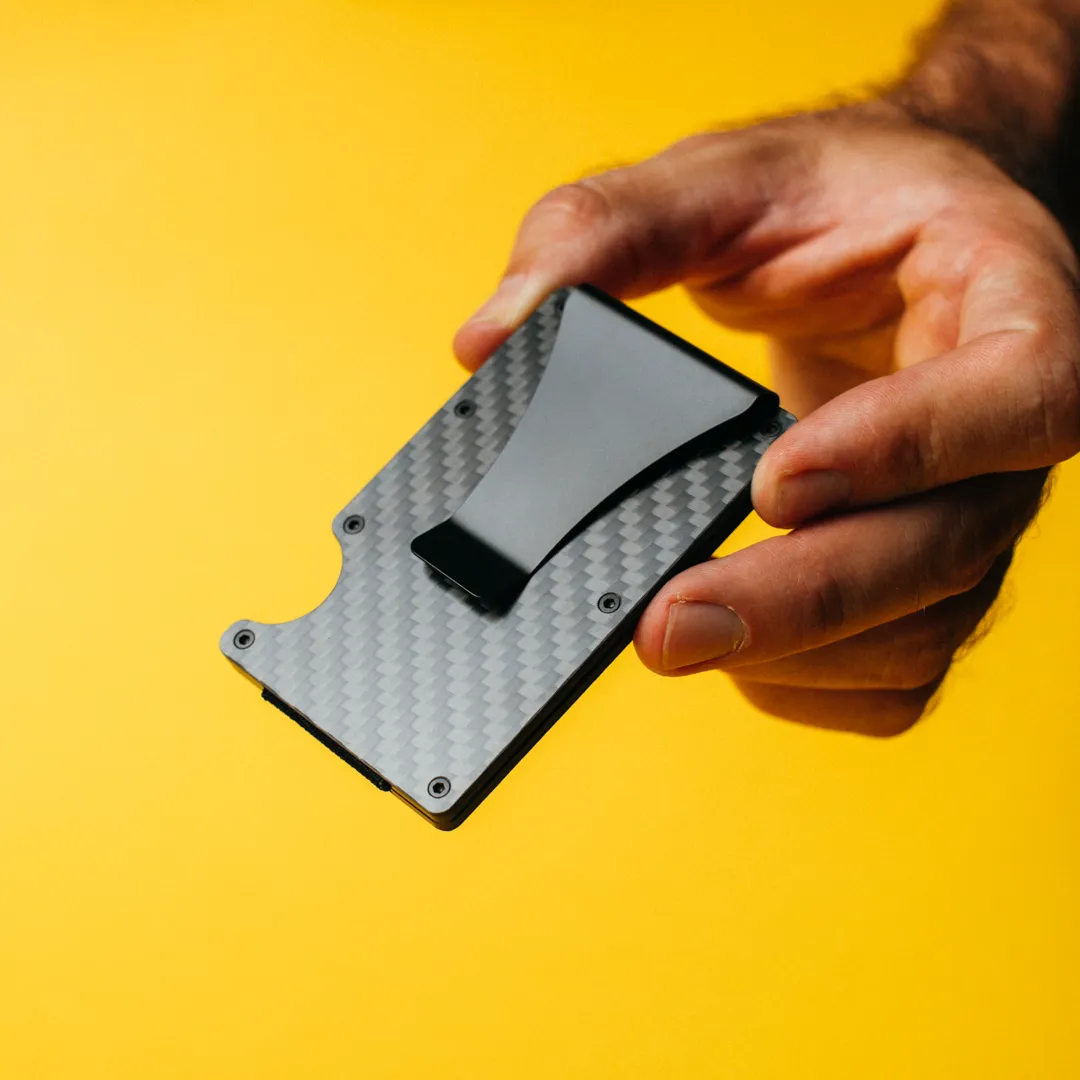Carbon Fiber Wallet With RFID Blocking Protection sold by Vintage Gentlemen