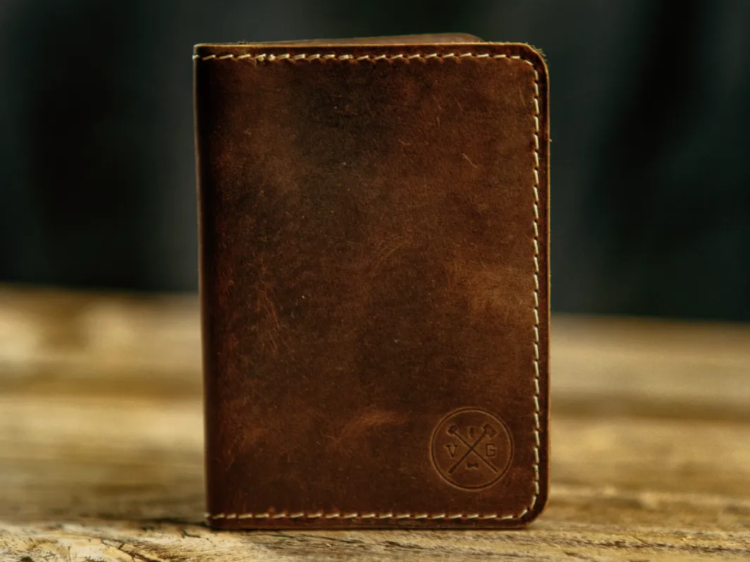 Buffalo Leather Passport Journal sold by Vintage Gentlemen