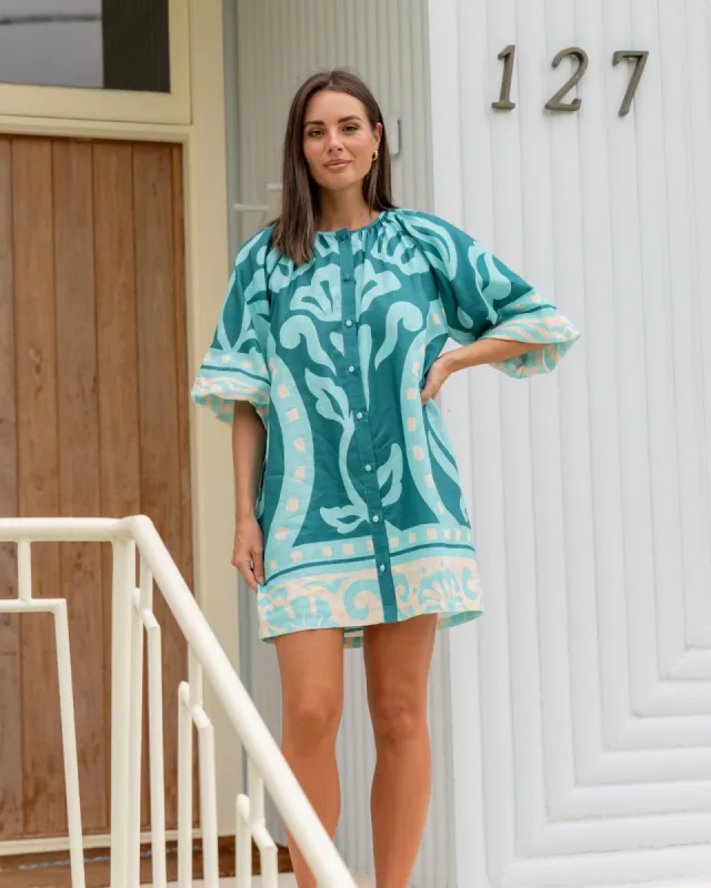 Montego Dress - Moroccan Mosaic sold by Walnut Melbourne