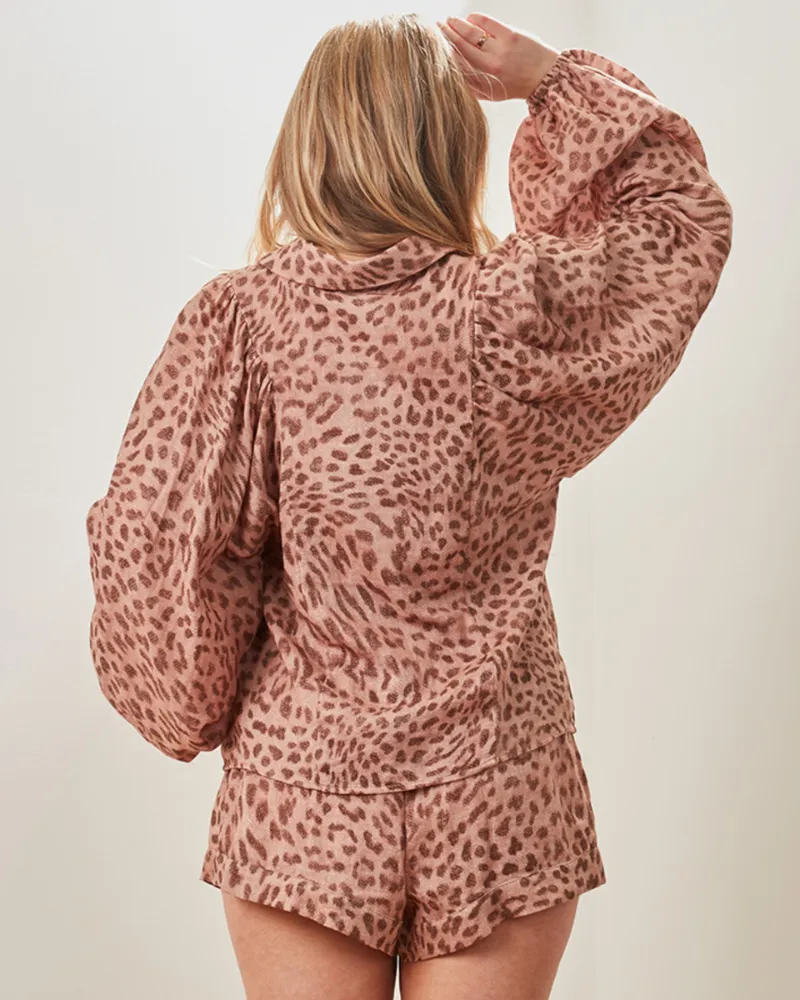 St Tropez Top - Leopard sold by Walnut Melbourne product image thumbnail 3