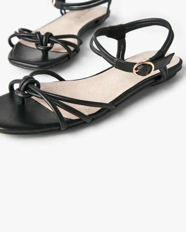 Ramzi Leather Sandal - Black sold by Walnut Melbourne