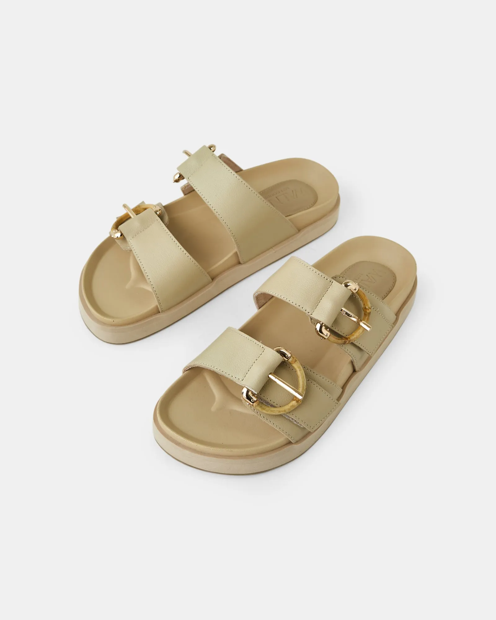 Mint Leather Slide - Camel sold by Walnut Melbourne product image thumbnail 4