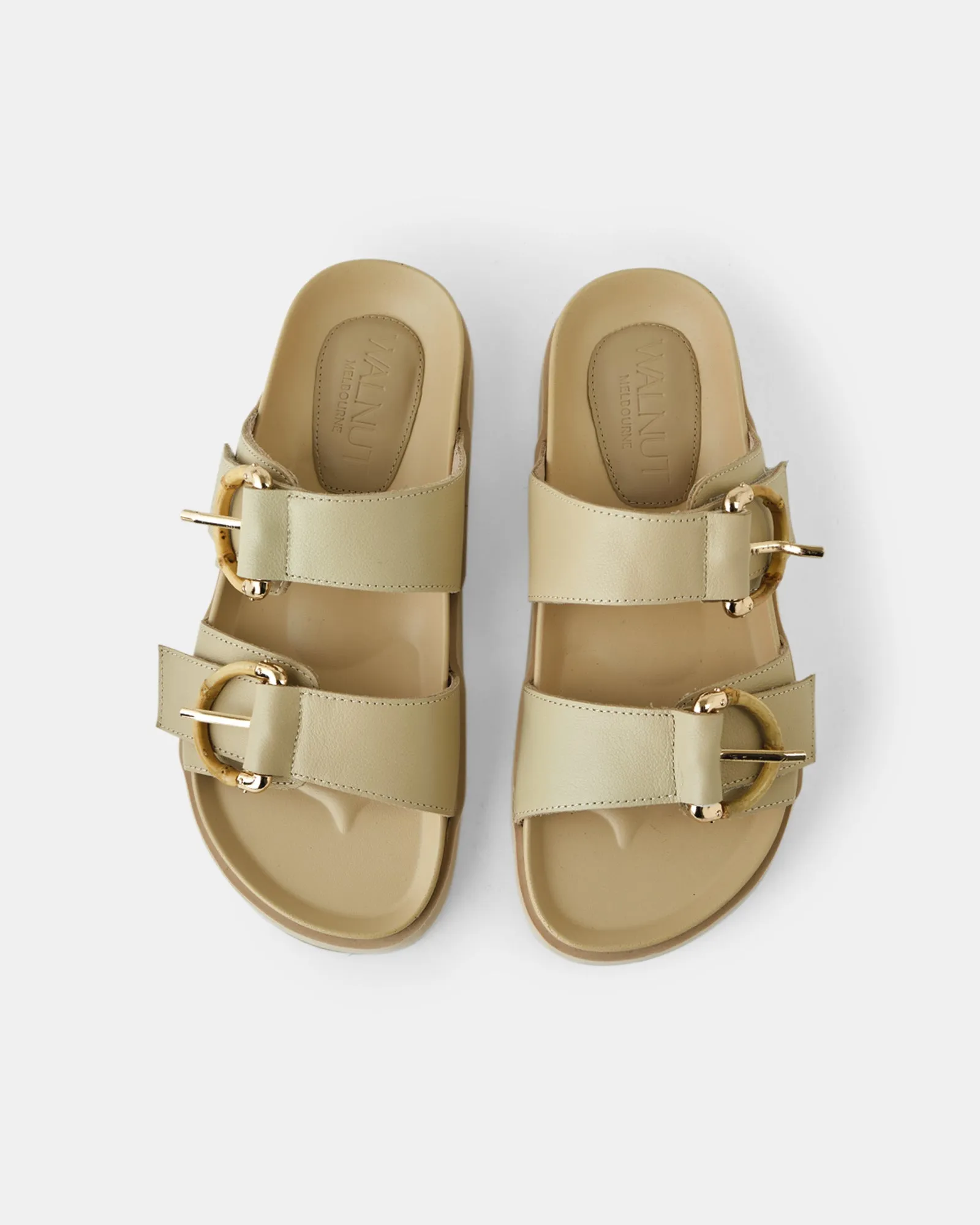 Mint Leather Slide - Camel sold by Walnut Melbourne product image thumbnail 3