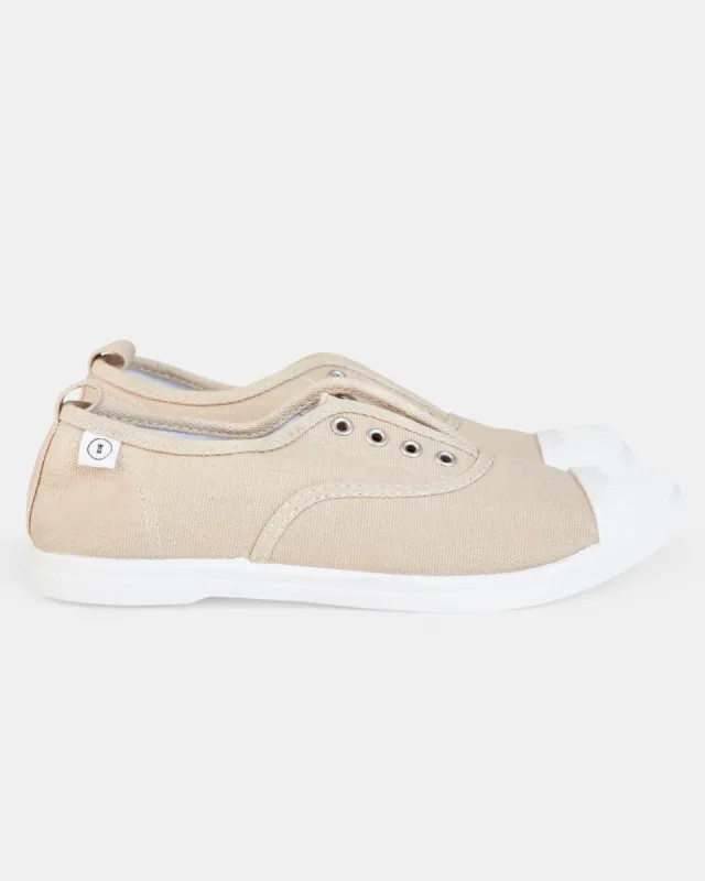 Euro Canvas Plimsole - Sand sold by Walnut Melbourne