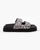 Mel Leather Slide - Beige Leopard sold by Walnut Melbourne
