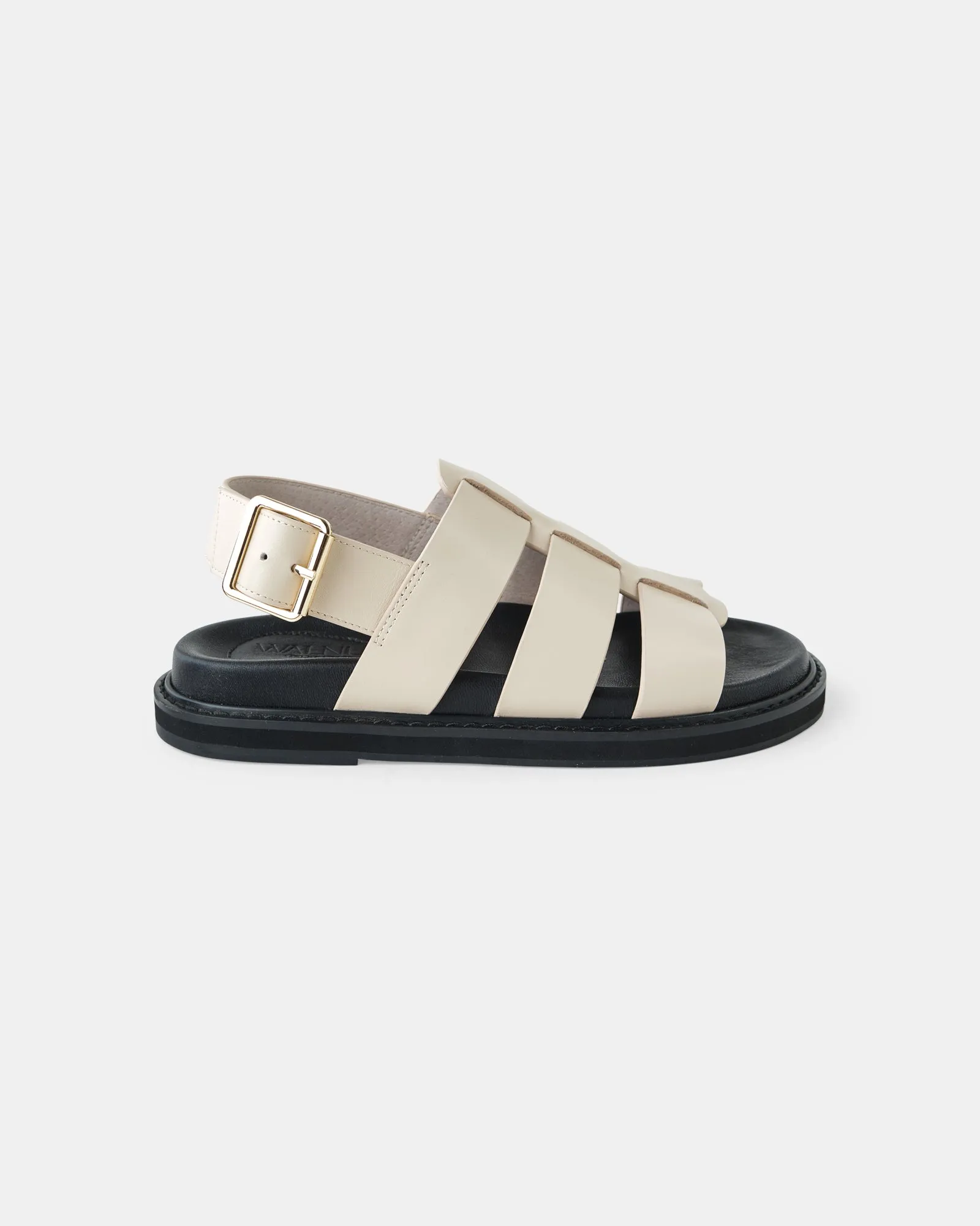 Dakota Leather Sandal - Vanilla sold by Walnut Melbourne product image thumbnail 2