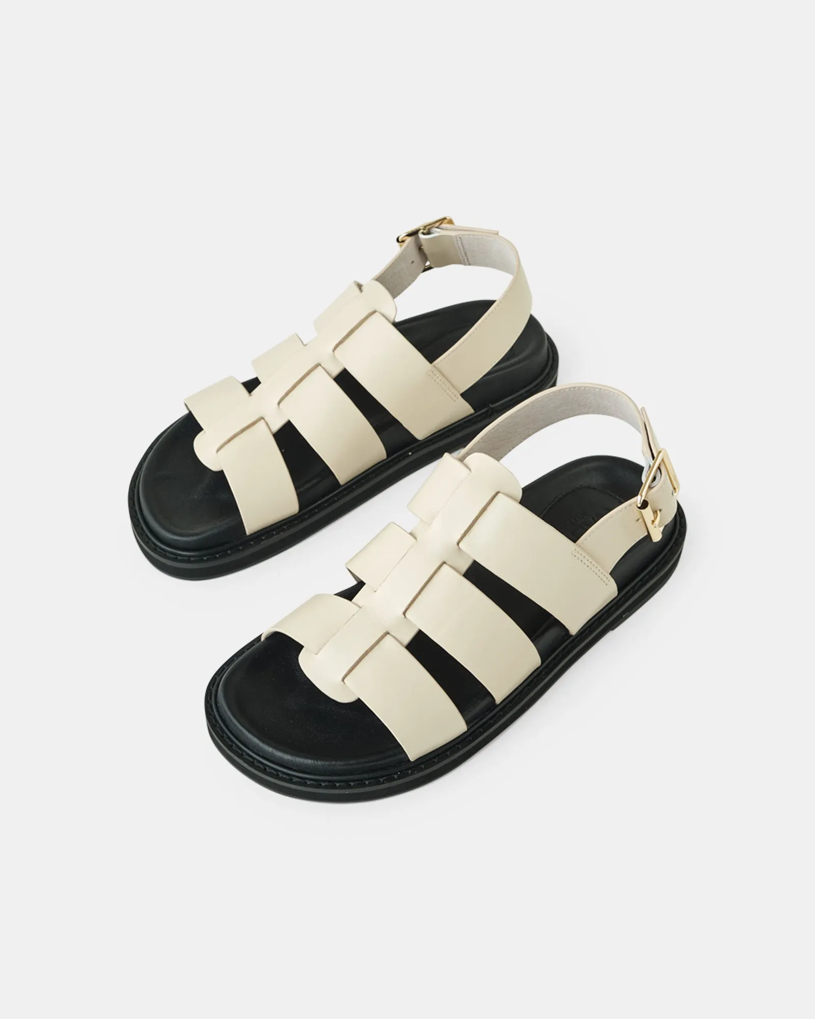 Dakota Leather Sandal - Vanilla sold by Walnut Melbourne product image thumbnail 3