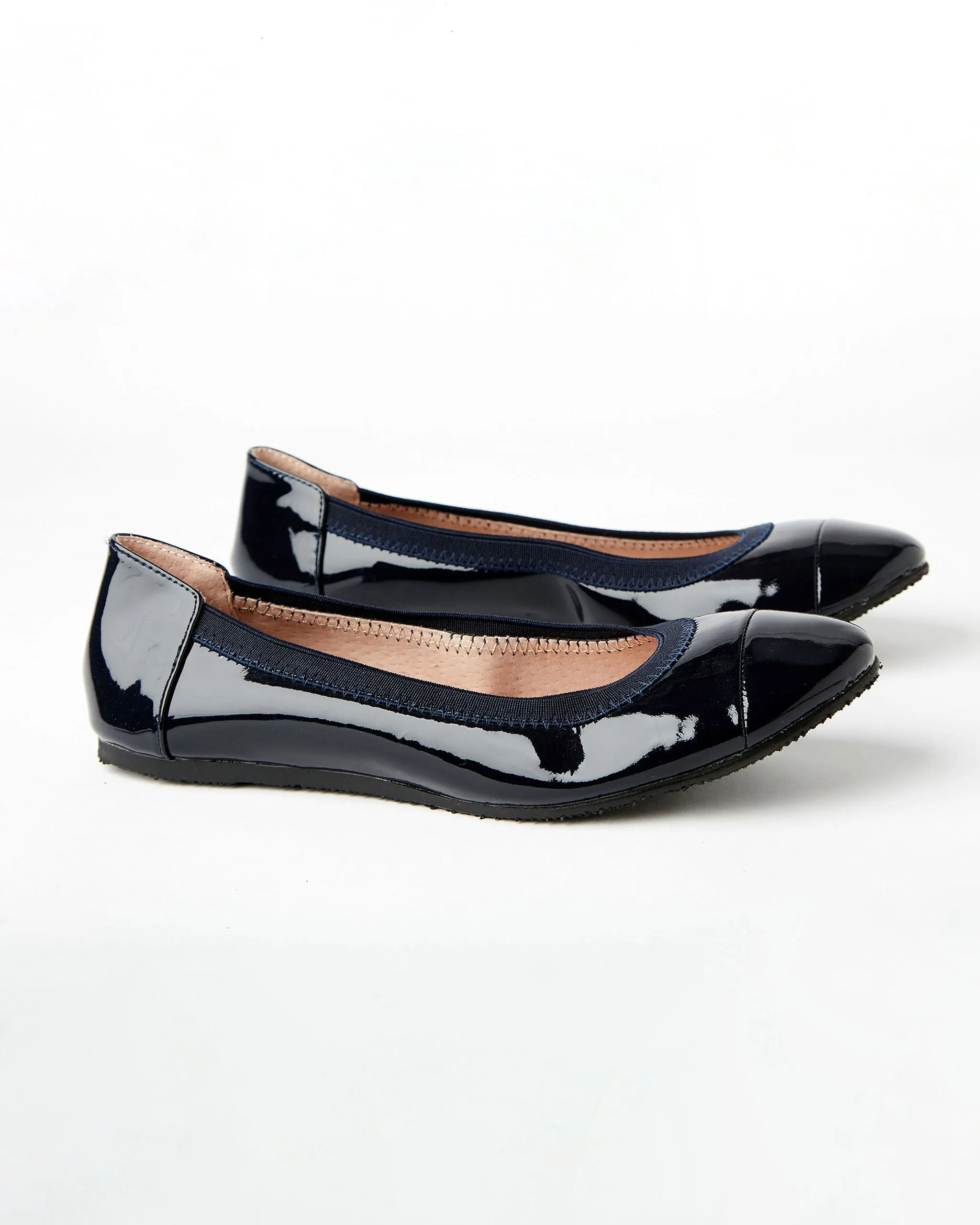 Ava Patent Ballet Flat - Navy sold by Walnut Melbourne