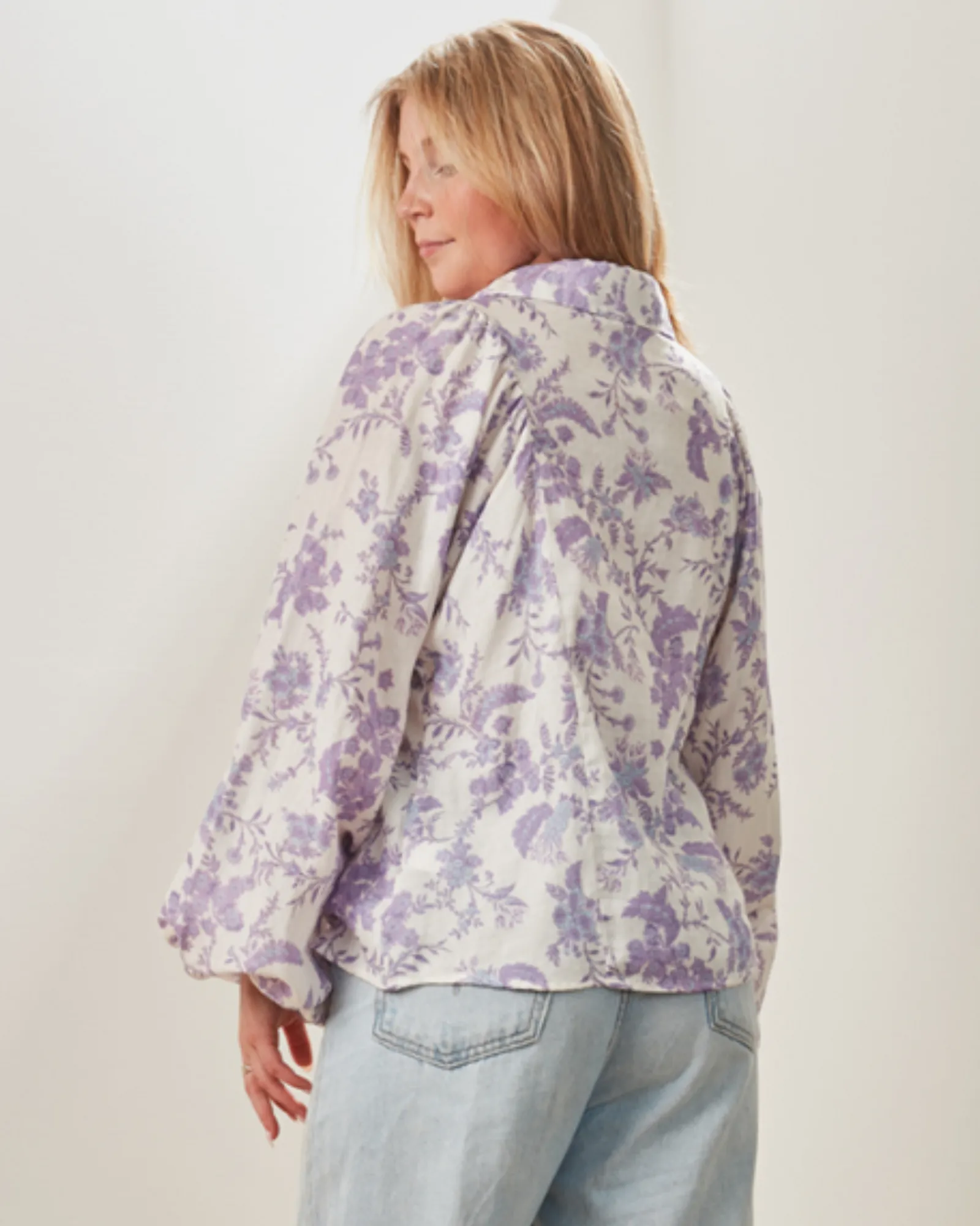 St Tropez Top - Whimsy Lilac sold by Walnut Melbourne product image thumbnail 3