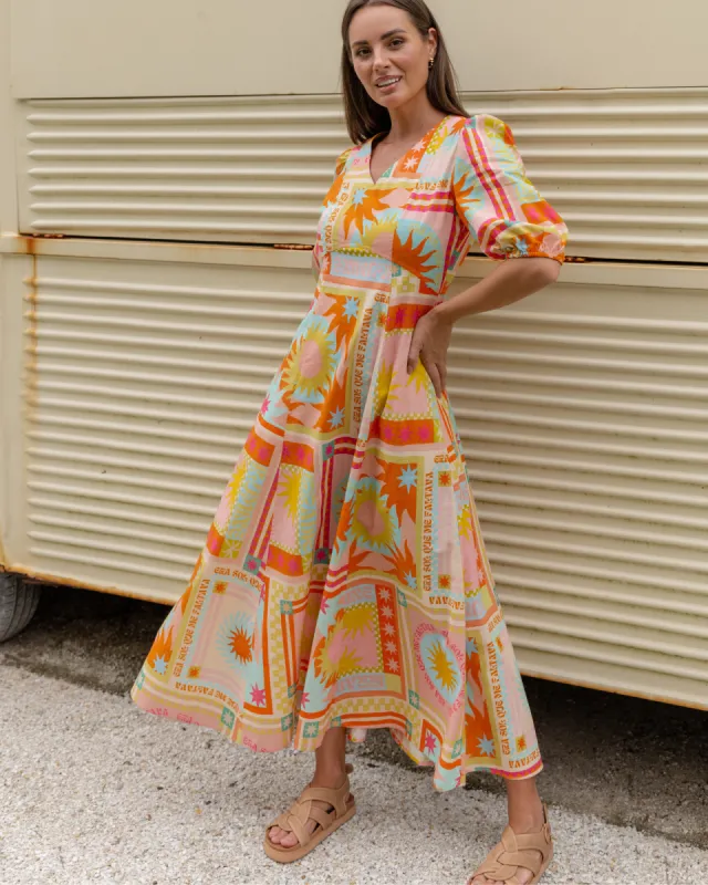 Santorini Dress - lluminae sold by Walnut Melbourne