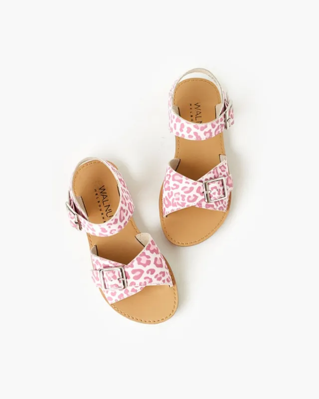 Ryder Sandal - Pink Leopard sold by Walnut Melbourne