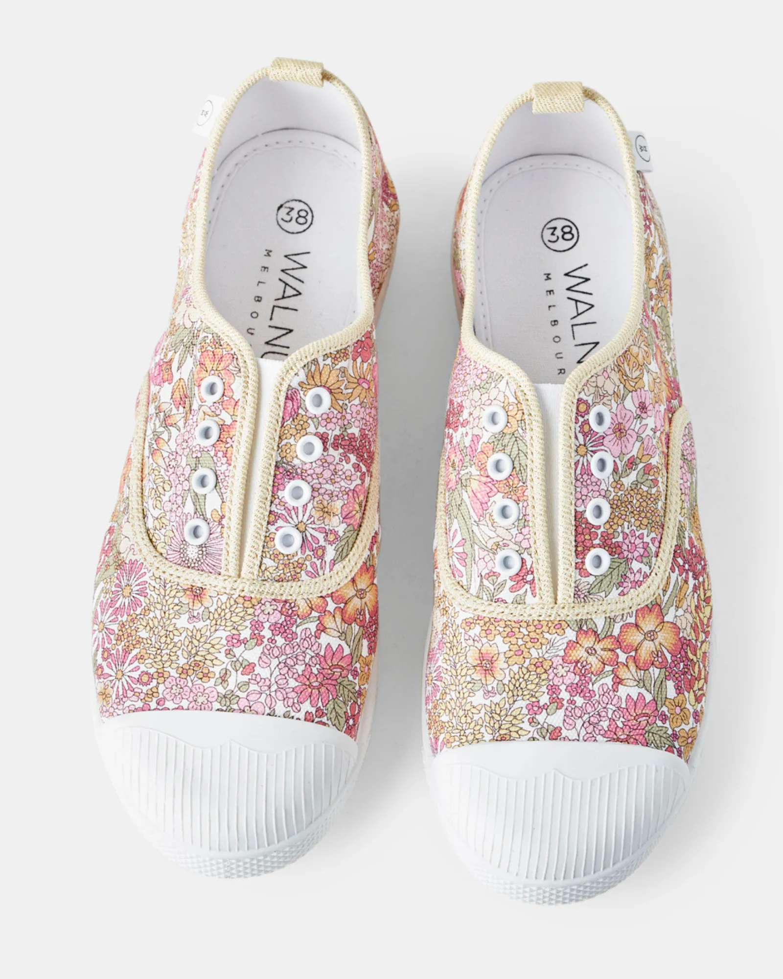 Liberty Euro Canvas Plimsole - Margaret Pink sold by Walnut Melbourne product image thumbnail 2