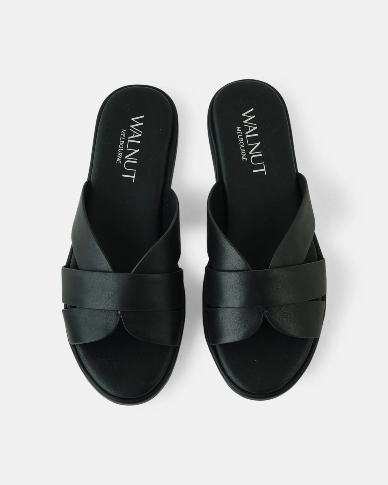 Lola Leather Slide - Black sold by Walnut Melbourne product image thumbnail 4