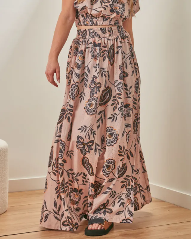 Capri Skirt - Sarasa Navy sold by Walnut Melbourne