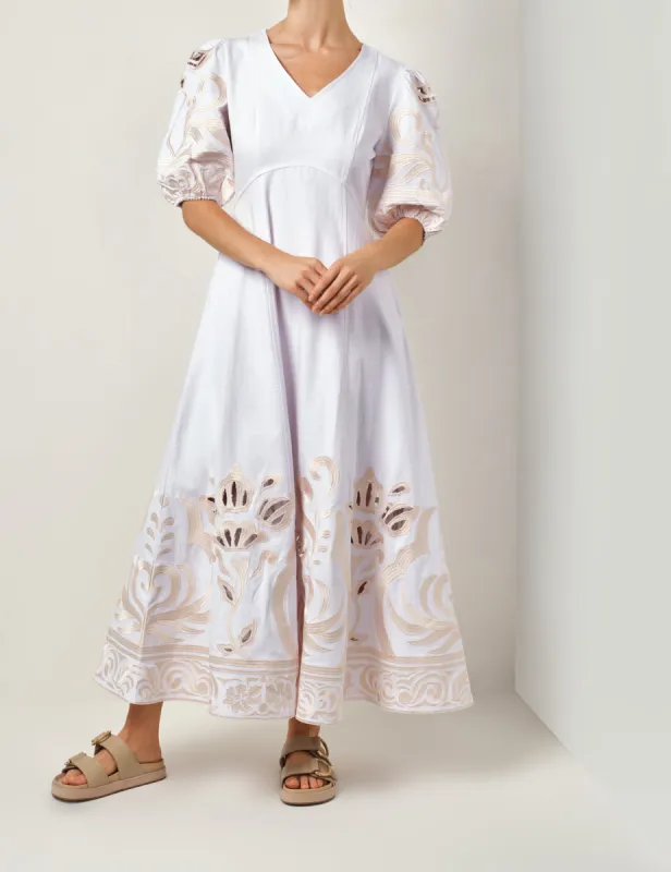 Santorini Dress - White sold by Walnut Melbourne