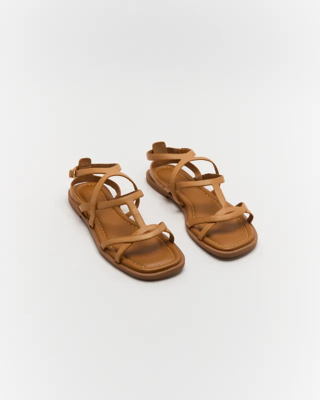 Edie Leather Sandal - Coconut Tan sold by Walnut Melbourne