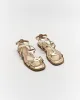 Edie Leather Sandal - Soft Gold sold by Walnut Melbourne