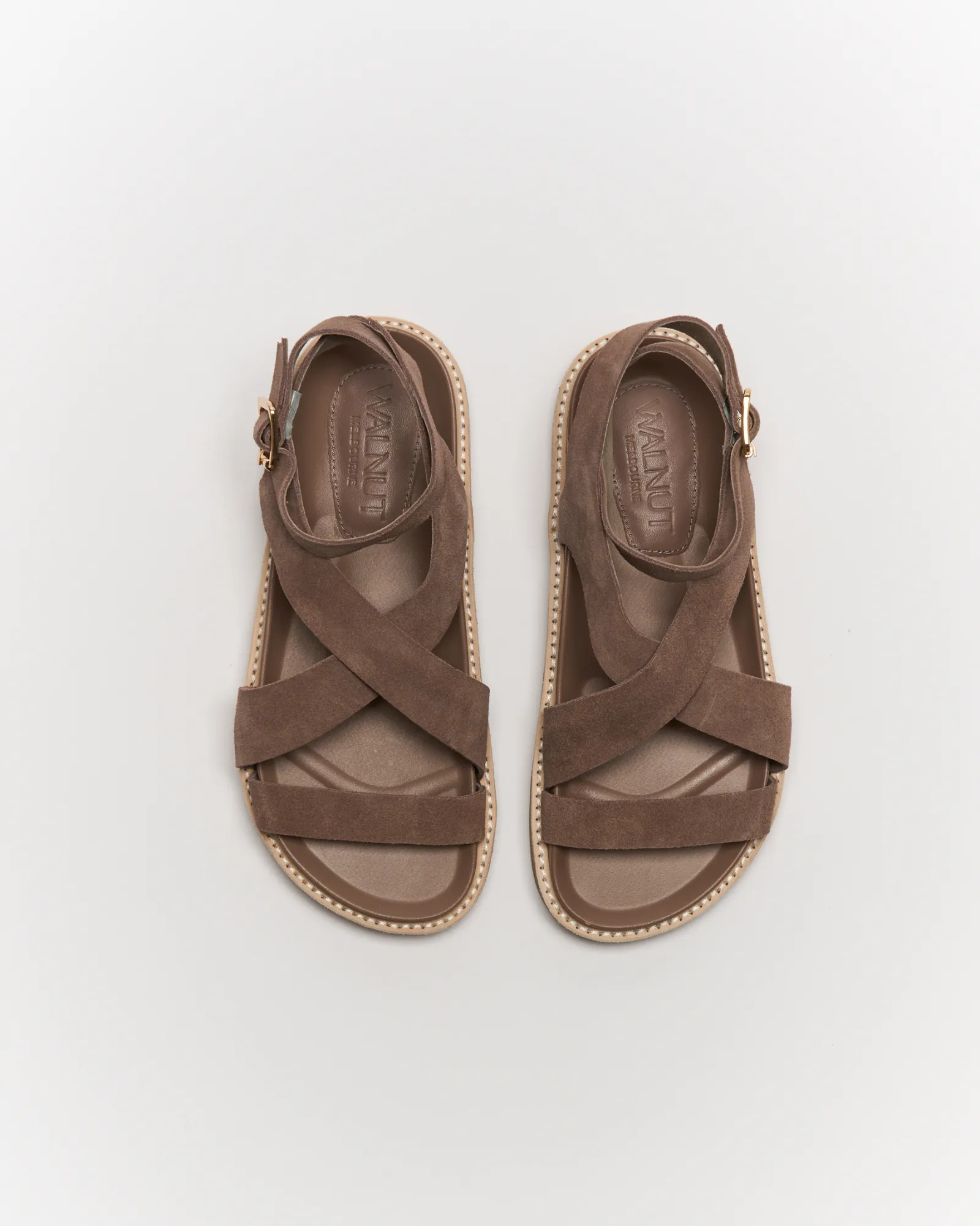 Pilar Leather Sandal - Cocoa Suede sold by Walnut Melbourne product image thumbnail 3