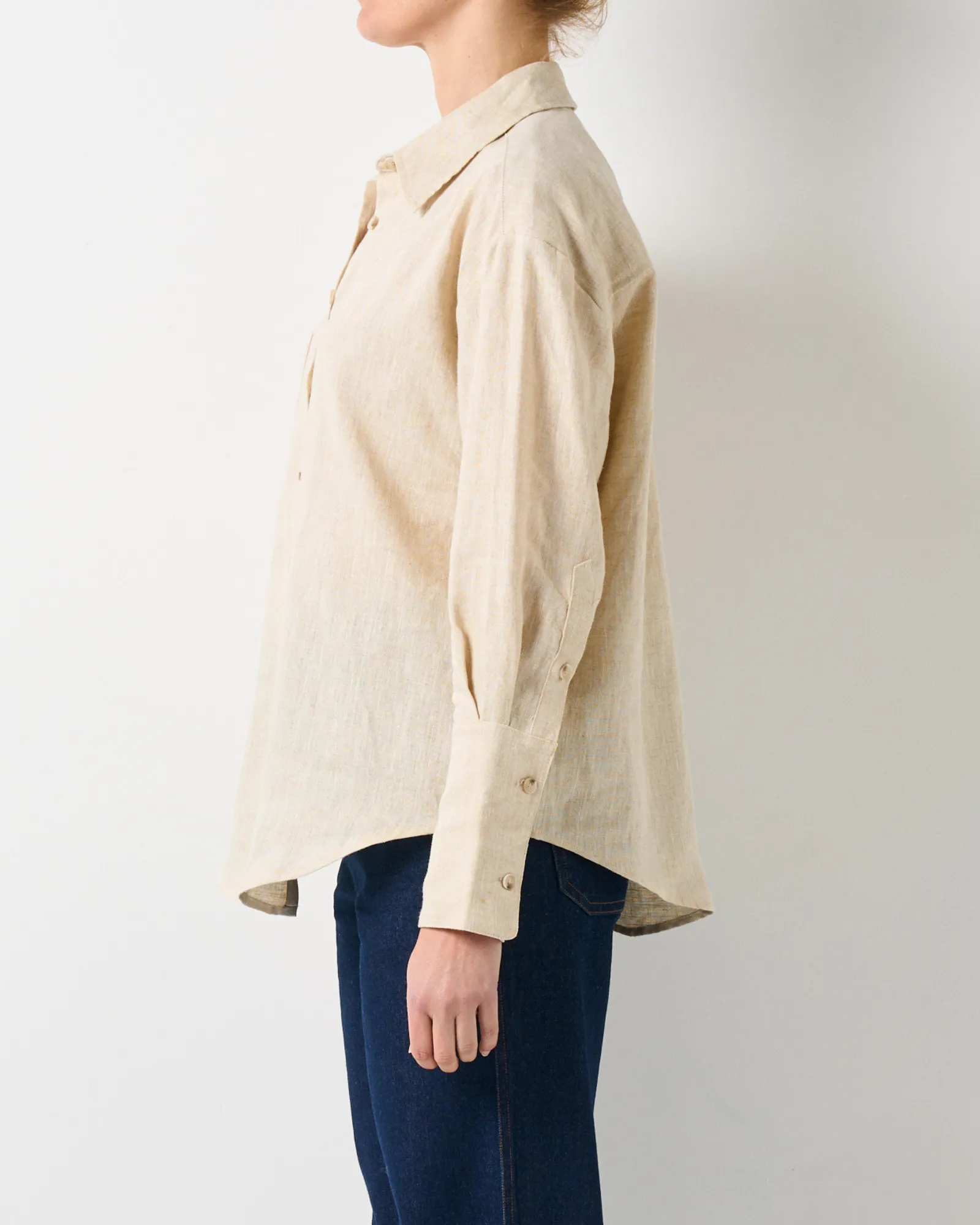 Ritz Shirt - Oatmeal sold by Walnut Melbourne product image thumbnail 2