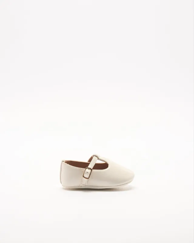 Mini Audrey Mary Jane - Cream sold by Walnut Melbourne