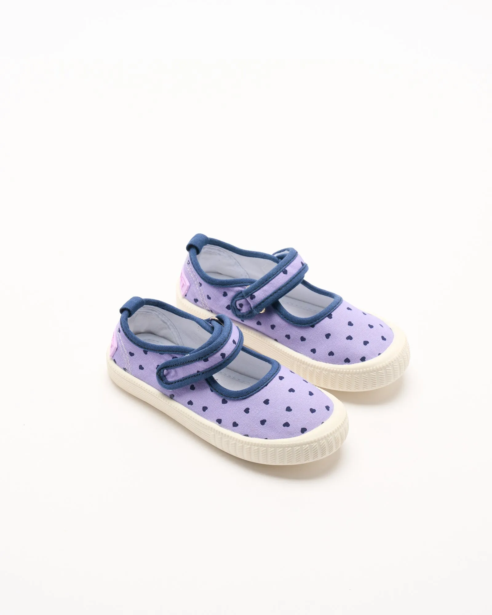 Mary Jane Canvas - Lilac Hearts sold by Walnut Melbourne product image thumbnail 2