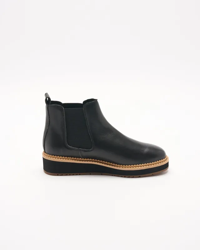Jade Leather Boot - Black Scallop sold by Walnut Melbourne