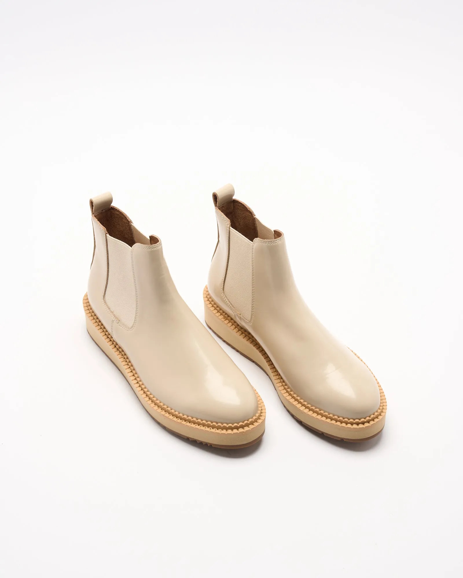 Jade Leather Boot - Vanilla Shine sold by Walnut Melbourne product image thumbnail 2