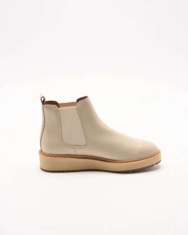 Jade Leather Boot - Vanilla Shine made by Walnut Melbourne