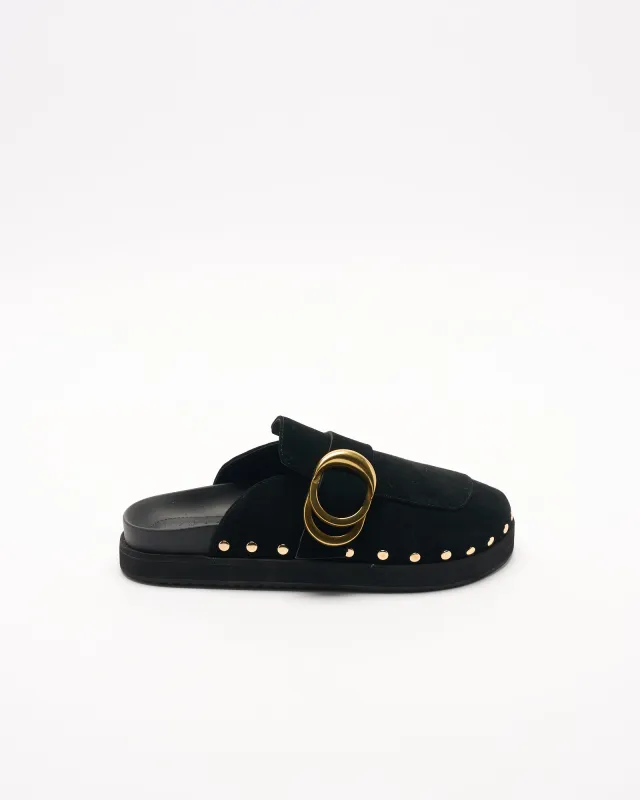 Pascal Leather Mule - Black sold by Walnut Melbourne