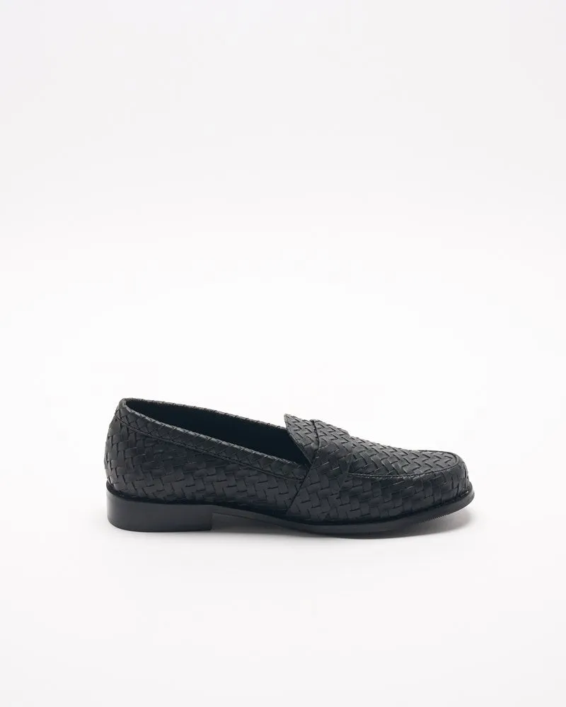 Harlow Loafer - Black Weave sold by Walnut Melbourne